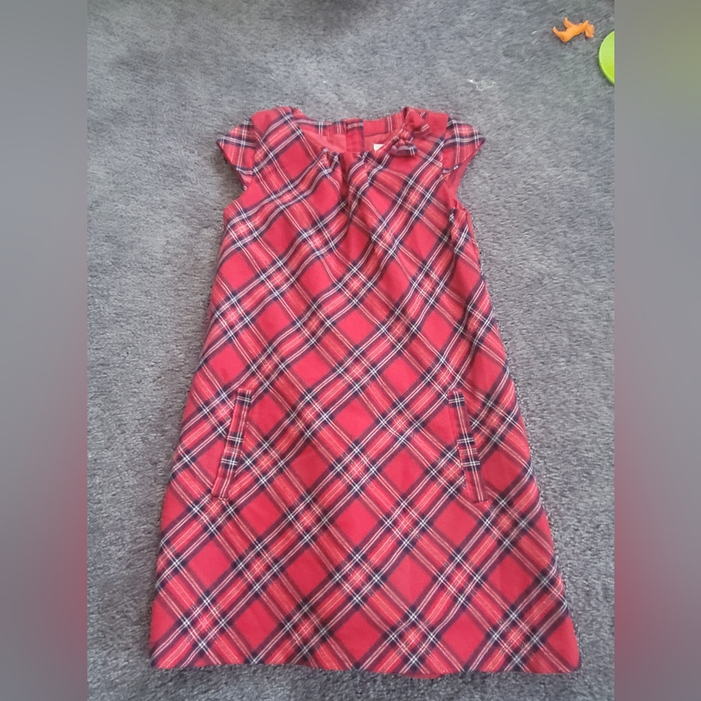 H&M red girl dress sz8-9